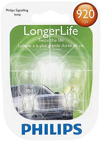 Philips 920 LongerLife Miniature Bulb, 2 Pack