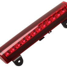 For 2000-2006 GM Chevrolet Tahoe/Suburban/GMC Yukon High Mount LED Rear 3RD Brake/Stop LED Light (Red Housing)