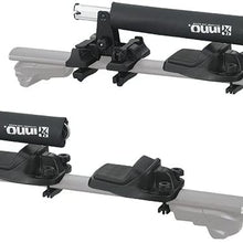 INNO INA455 Kayak Roof Rack - Universal Mount (2) Kayak Carrier (Black/Silver)