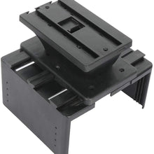 LUJUNTEC Armrest Center Console fits for Audi Cadillac Chevy Lid Armrest Pad Black