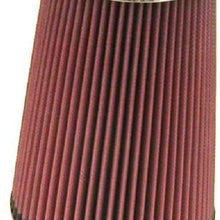 K&N Universal Clamp-On Air Filter: High Performance, Premium, Washable, Replacement Filter: Flange Diameter: 3 In, Filter Height: 8 In, Flange Length: 1.75 In, Shape: Round Tapered, RC-5106