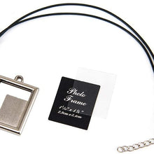 Libloop Car Auto Rearview Mirror Hanging Ornament Beautiful Photo Frame Locket Photo Frame Metal for Car Mirror (Heart Shaped)
