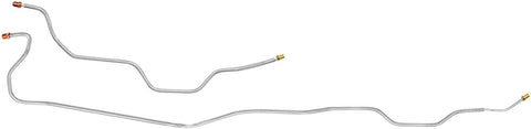 Compatible With 1971 Chevrolet GMC C10 C15 Truck 2wd Coil Rear Axle Brake Lines Set Kit OE Steel