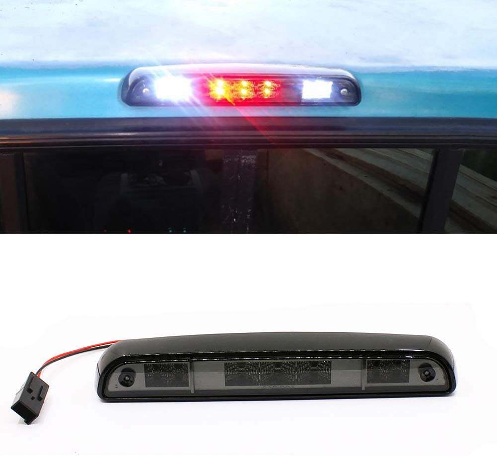 PAISION LED Rear Stop 3rd Brake Light For Ford F150 94-96/ F250 F350 94-97/ Bronco 92-96 Smoke Lens Tail Lamp