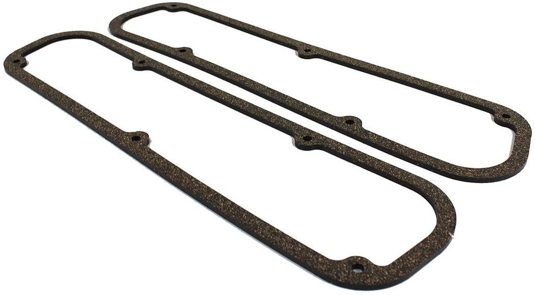 DNJ VC1153 Valve Cover Gasket Set for 1976-1992, Chrysler, Dodge, Plymouth, Aspen, Caravelle, Charger, Cordoba, Coronet, Dakota, Diplomat, Duster, Fifth Avenue, 5.2L-5.9L V8, OHV, 318cid, 360cid