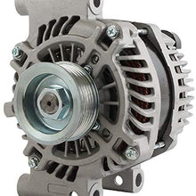 New Alternator Compatible with/Replacement for 3.0L (182) V6 FORD ESCAPE 09-12 9L8T-10300-AB, 9L8Z-10346-A 1Clock 150Amp Internal Fan Type Solid Pulley Type Internal Regulator CW Rotation 12V