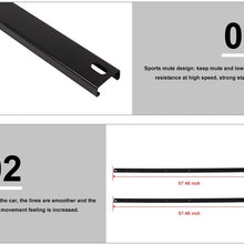 ECCPP Roof Top Side Rails Roof Rack Luggage Cargo Carrier Rails Fit forChevrolet Traverse 2011-2017