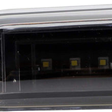 High Mount Waterproof Dual Row LED Third Light Brake Light for 1999-2006 Chevrolet Silverado/GMC Sierra GMT800 (Clear Lens)