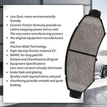 TOPEX Front Ceramic Brake Pads for Honda Accord Civic CRV Element 2012 2013 2014 2015