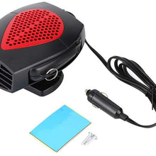 KIMISS Universal 12V Portable ABS Heating Fan Heater Defroster Partial Heating Demister Car Vehicle Accessory