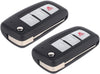 CTCAUTO Replacement Key Fob Keyless Entry Remote for Rogue 2014-2018  Replacement OEM ADP12548301S pack of 2