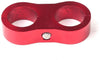 For AN10 AN-10 19mm Hose Separator Clamp Adapter Bracket Billet Oil Fuel Water Aluminium Red