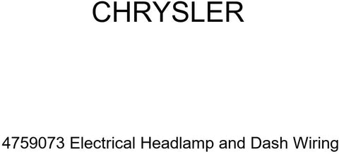 Genuine Chrysler 4759073 Electrical Headlamp and Dash Wiring