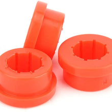 Qiilu 12pcs LCA Red Bushings, Replacement Bushings Lower Control Arm Rear Camber Fit for Civic Integra Red