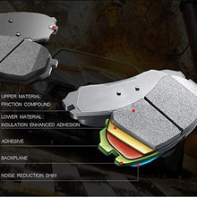 Premium Quality True Ceramic REAR New Direct Fit Replacement Disc Brake Pad Set 0419 - REAR 4 PIECES KIT CRD905