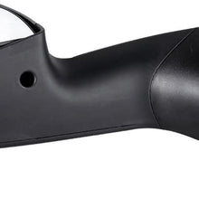 SCITOO Towing Mirror Automotive Right Passenger Side Exterior Mirror Black Manual Hood Mirror Truck Rear View Mirror 82361058 82361050 fit Volvo UP VN VNL 2004-2016