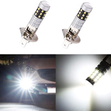 Morefulls 2019 New Design 1600 Lumens 360° Beam Angle H1 LED Fog Lights Bulbs Lamp 6000k White With Projector,Extremely Bright DRL LED Bulb, Lifetime Support(Set of 2)