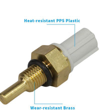 TAMKKEN Engine Coolant Temperature Sensor Switch Fit 37870-PLC-004 for Honda Civic Element Pilot Ridgeline Accord S2000 CR-V Odyssey Acura RL TSX RSX TL MDX 2001 2002 2003 2004 2005 2006 2007-2011