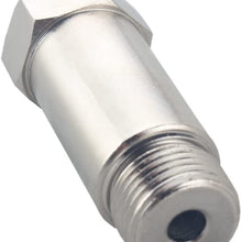 DEWHEL Defouler 2PCS Straight O2 Oxygen Sensor Fitting Bung M18 x 1.5 fits Header and Exhaust Pipes.