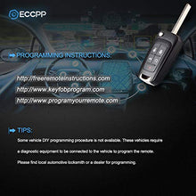 ECCPP 2X Replacement fit for Uncut Keyless Entry Remote Key Fob Shell Case GMC Terrain/Buick Allure LaCrosse Regal Verano Encore/Chevrolet Camaro Cruze Malibu Equinox Sonic Impala OHT01060512