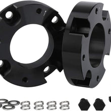 KSP Lift Kit Front 2" Aircraft Billet Strut Spacers Leveling Lift Kit Fit for Tundra 2WD 2X2 4WD 4X4 2007-2019