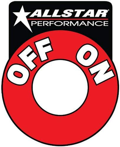 Allstar Performance ALL99045 On/Off Battery Disconnect Decal