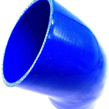 Universal 45 Degree 3.0 inch Silicone Hose Tubro Intake Intercooler Pipe Coupler (76mm 3.0", Black)