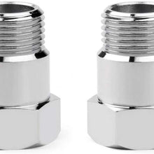 2 PCS Oxygen O2 Sensor Defouler Straight M18 X1.5 Mounting Bung Fitting Stainless Steel