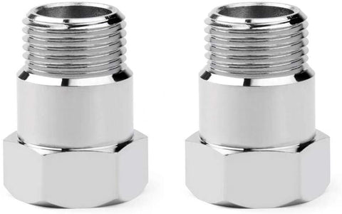 2 PCS Oxygen O2 Sensor Defouler Straight M18 X1.5 Mounting Bung Fitting Stainless Steel