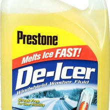 Prestone AS250-6PK De-Icer Windshield Washer Fluid - 1 Gallon, (Pack of 6)