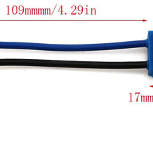 E-outstanding Headlight Adapter 2PCS H7 Headlight Bulb Right Angle Ceramic Socket Plug Connector With Wiring Harness