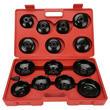 DIFEN Universal Oil Change Filter Cap Wrench Cup Socket Tool Set (14PCS/Set)