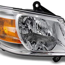 For Dodge Grand Caravan Clear Passenger Right Side Front Headlight Head Lamp Front Light Replacement