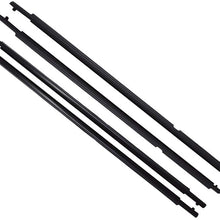 4 X Weatherstrip Window Molding Trim Seal Belt fit for 2008-2010 Toyota Highlander