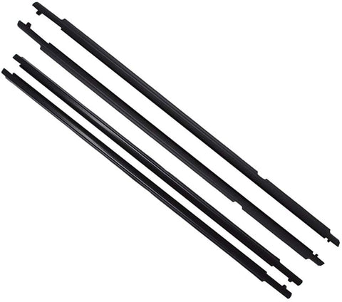 4 X Weatherstrip Window Molding Trim Seal Belt fit for 2008-2010 Toyota Highlander