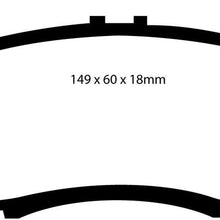 EBC Brakes DP41610R Yellowstuff Street and Track Brake Pad