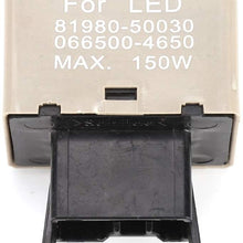KIMISS Electric Flasher,8-Pin Electric LED Flasher Relay Fit For Lexus LED Turn Signal Light Lamp 81980-50030