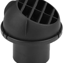 Air Vent Outlet, 60mm Auto Car Heater Ducting Warm Air Vent Outlet -Rotatable 360 Degrees