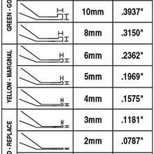 Lisle 81850 Combination Brake Lining Gauge Set,9