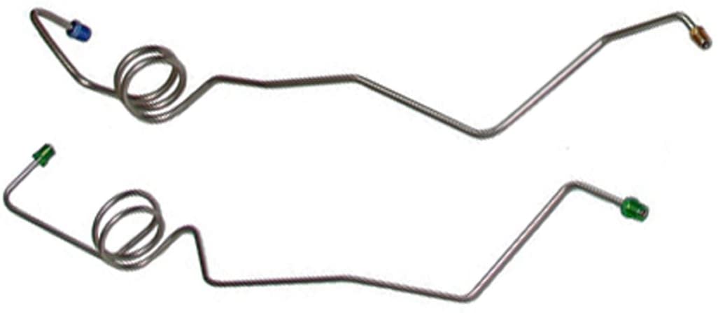 (V-7-3) Compatible With 1978-88 G-body Master Cylinder to Proportioning Valve Brake Lines OEM Steel 2pc