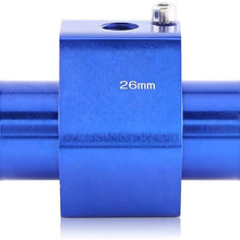 Temperature Gauge Joint Pipe, Akozon Car Water Temp Temperature Joint Pipe Sensor Gauge Radiator Hose Adapter with Hoses Clamps(26MM)
