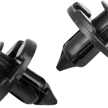 uxcell 30 Pcs 8mm Hole Retainer Clips- Plastic Drive Rivets Mud Flaps Bumper Fender Push Clips for Nissan