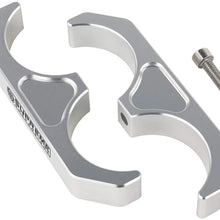 Supreme Suspensions - Silver Universal Billet T6 Aluminum Coilover Reservoir Brackets
