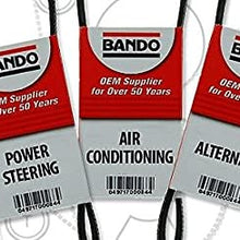 BANDO 3 Piece Serpentine Drive Belt Set Replacement for 2006-2011 Hyundai Accentalternator/water pump - air conditioner- power steering 3250 4PK815 4PK845