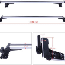 ANPART Roof Rack Crossbars fit for 2010-2017 for Chevrolet Cruze,2006-2011 2014-2017 for Chevrolet Impala,2006-2010 2013-2017 for Chevrolet Malibu Silver Aluminum Rooftop Cargo Carrier