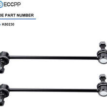 ECCPP Front Sway Bar End Links fit for 2003-2010 Pontiac Vibe 2005-2010 Scion tC 2003-2019 Toyota Corolla 2018 Toyota Corolla iM 2003-2014 Toyota Matrix 2001-2009 Toyota Prius 2pcs K80230