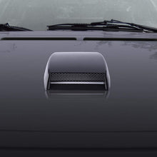 Hood Scoop, Universal Cowl Decorative Air Flow Intake Roof Bonnet Sticker Cover Hood Vents Scoops For Cars (Silver)