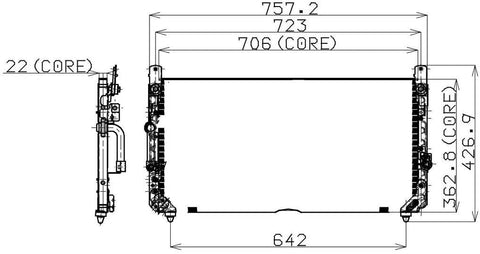 Denso 477-0554 Condenser