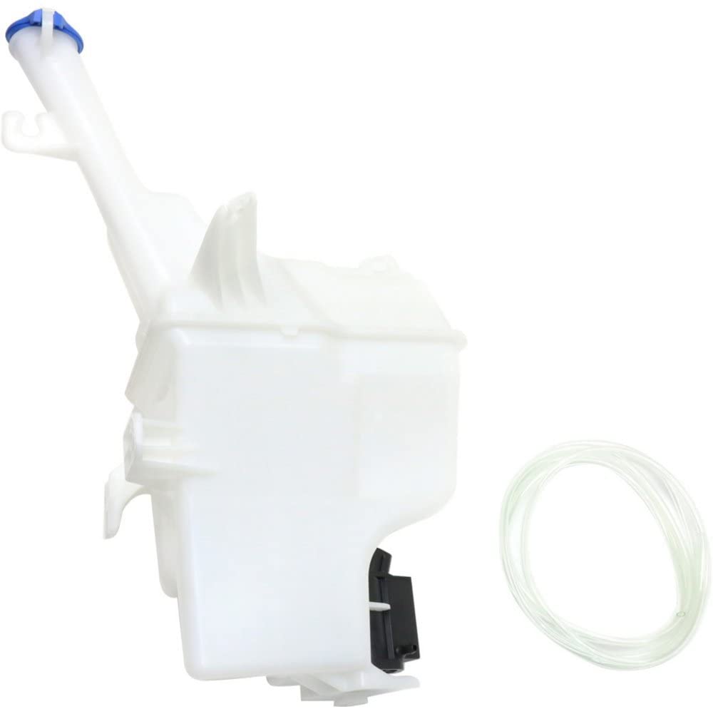 Windshield Washer Tank Assembly compatible with Hyundai Hyundai Accent 12-17 W/Pump and Cap Hatchback