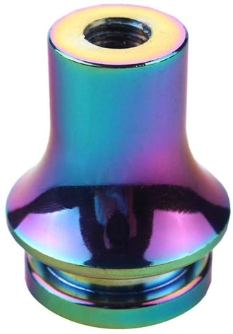 Dewhel Shift KNOB Boot Retainer/Adapter for Manual Gear Shifter Lever 10X1.25 (Neo Chrome)